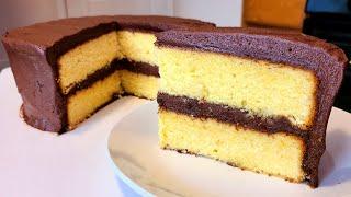 How to make Yellow Butter Cake with Chocolate Frosting