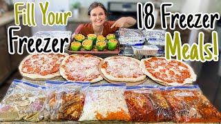 18 Easy Freezer Meals | How To MASSIVE Meal Prep | TASTY Make-Ahead Dinner Recipes | Julia Pacheco