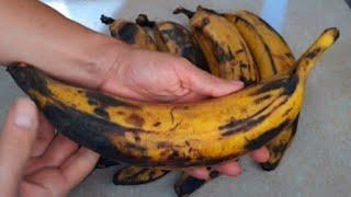 Tienes Plátanos? Te enseño una receta Súper fácil!!!