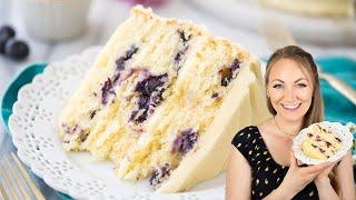 The Brightest and Freshest Lemon Blueberry Cake