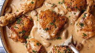 Chicken Fricassee - quick French Chicken Stew