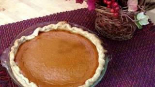How to Make Homemade Pumpkin Pie from Scratch - Recipe Laura In The Kitchen Episode 63