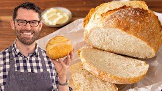 Easy Artisan Bread Recipe | No Kneading!