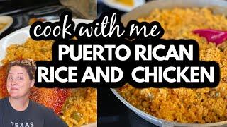 ???????? Baked Puerto Rican Chicken and Authentic Puerto Rican Rice | ❤️Cook with Me
